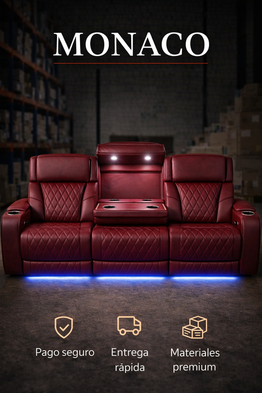 Mónaco® SHOPFLIX — Convierte tu sala en tu propio VIP.