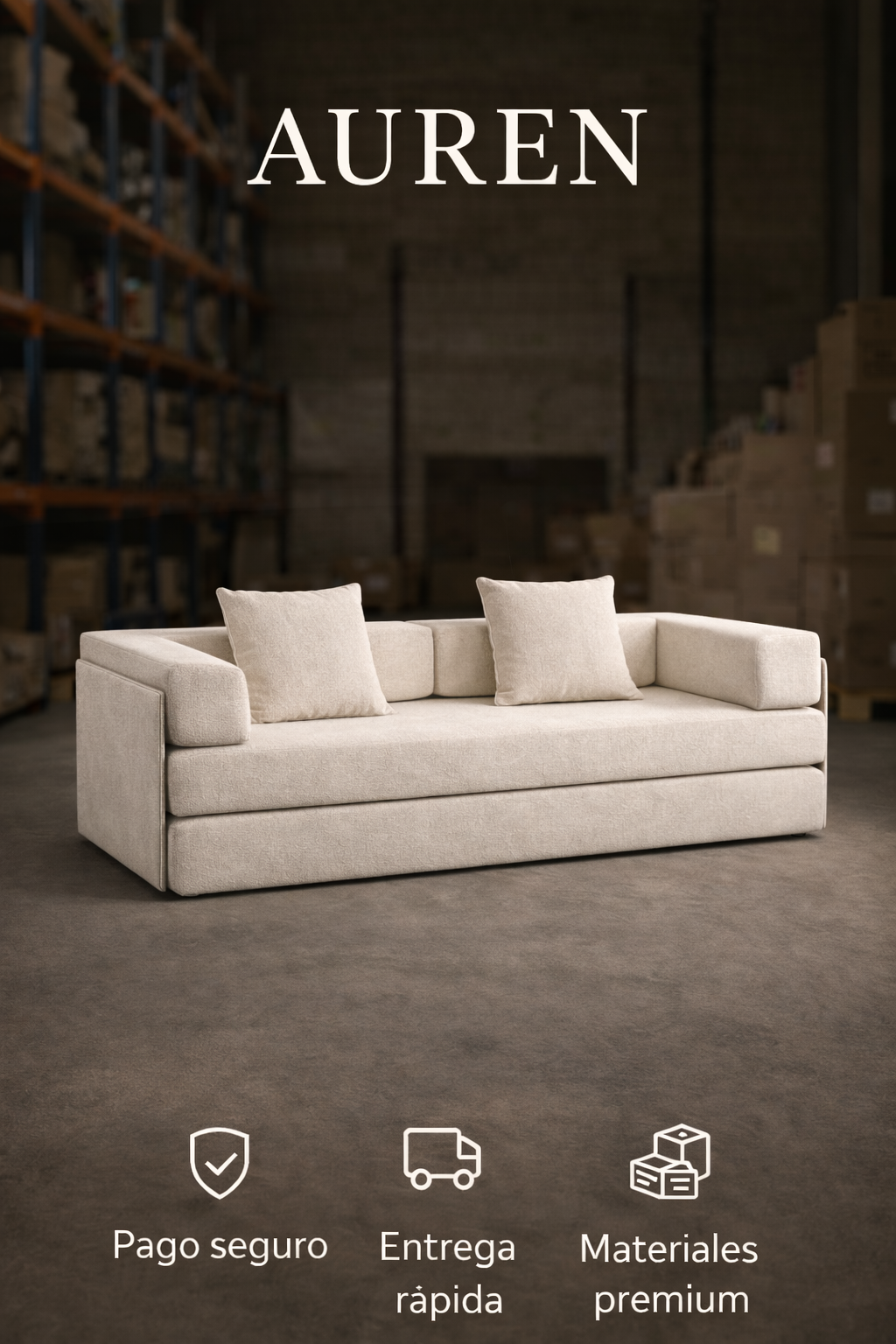 Auren® SHOPFLIX — El favorito de salas contemporáneas.